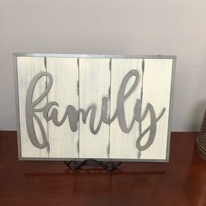 Family Wood Plank Hanging Sign for Home Decor Wall Art Home Plaque